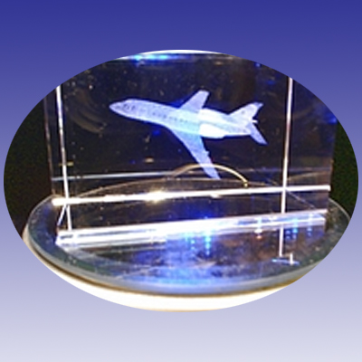 Airplane1 (3D, 50x50x80 mm/2x2x3 inch)