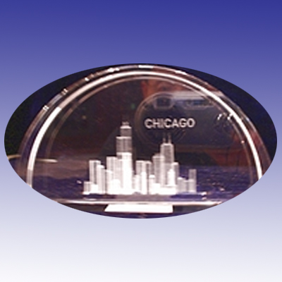 Chicago-HalfRound (3D, 25x100 mm/1x4 inch)