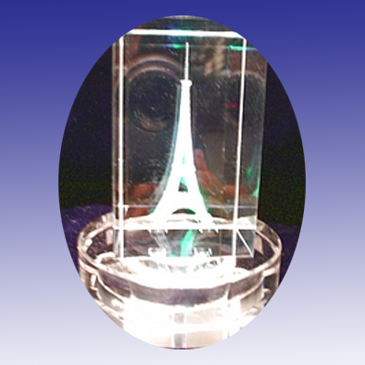 Eiffel Tower (3D, 50x50x80 mm/2x2x3 inch)