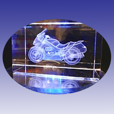 Motercycle (3D, 50x50x80 mm/2x2x3 inch)