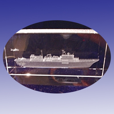 Warship1 (3D, 50x70x150 mm/2x3x6 inch)