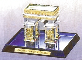 Arc de Triomphe-France (71x61x47 mm/2.8x2.4x1.85 inch)