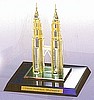 Twin Towers-Malaysia (71x61x81 mm/2.8x2.4x3.2 inch)
