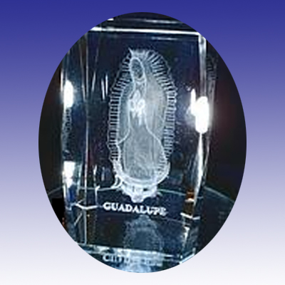 Guadalupe (3D, 50x50x80 mm/2x2x3 inch)