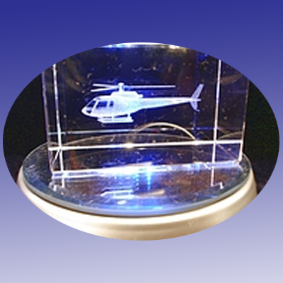 Helicopter2 (3D, 50x50x80 mm/2x2x3 inch)