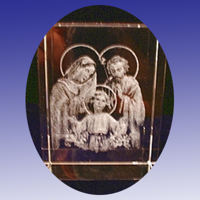 JesusFamily (2D, 30x60x80 mm/1.6x2.4x3 inch)