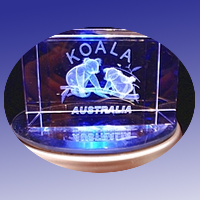 Koalas (3D, 50x50x80 mm/2x2x3 inch)