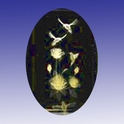 Yellow Hummingbird (3D, 50x50x80 mm/2x2x3 inch)