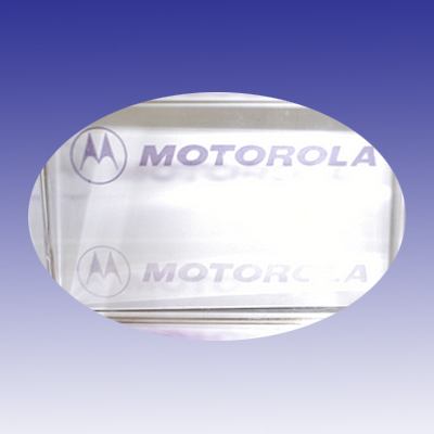 Purple Motorola Logo (3D, 50x50x80 mm/2x2x3 inch)