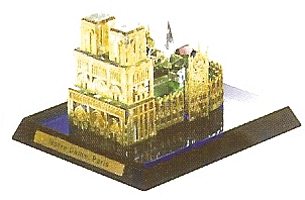 Notre Dame-France (71x61x45 mm/2.8x2.4x1.77 inch)