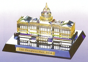 The Congress Hall, USA (71x61x46 mm/2.8x2.4x1.8 inch)