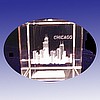 Chicago (3D, 50x50x50 mm/2x2x2 inch)